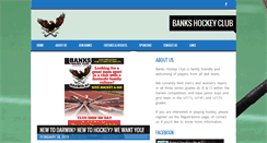 Desktop Screenshot of bankshockeyclub.com