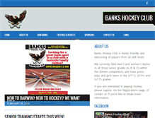 Tablet Screenshot of bankshockeyclub.com